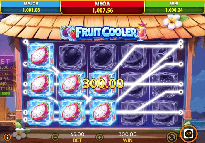 Fitore në lojën bazë Fruit Cooler